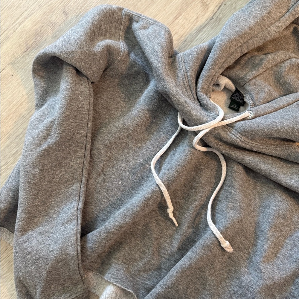 Gray cropped Women's Hoodie XS - Picture 3 of 3